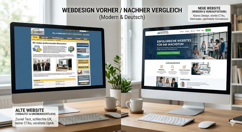 Website-Redesign: Ist deine Seite noch zeitgemäß – oder kostet sie dich Kunden?